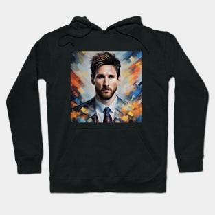 portrait of Messi Hoodie